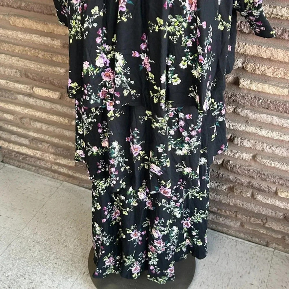 Fourteenth Place Nordstrom Floral Hi Lo Maxi Dress Size Medium - Picture 5 of 10